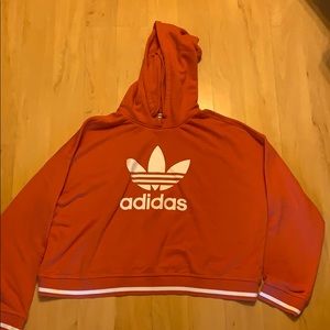 Orange Adidas Hoodie